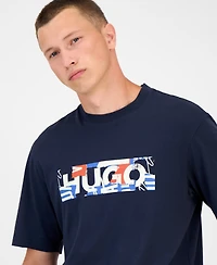 Hugo By Boss Men's Cotton Logo Graphic T-Shirt