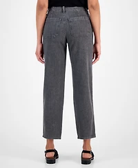 Style & Co Women's Mid-Rise Relaxed Straight-Leg Jeans, Macy's Exclusive