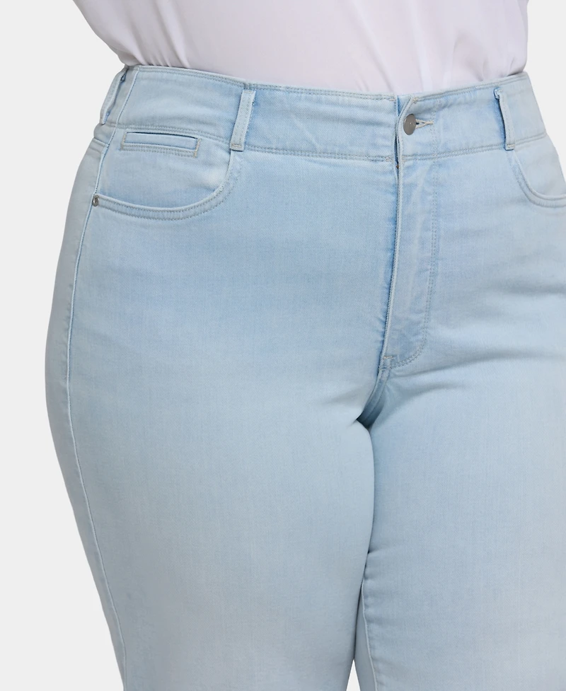 Nydj Plus Brigitte Wide Leg Capri Jeans
