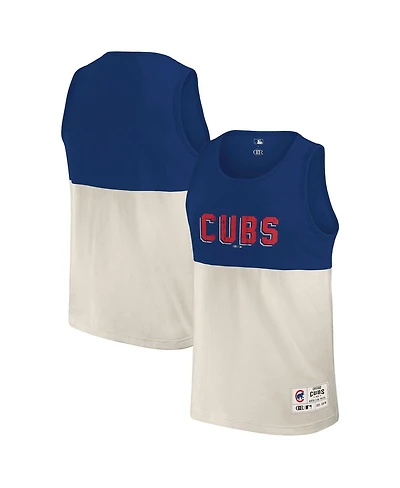 Darius Rucker Collection by Fanatics Men's Royal/Cream Chicago Cubs Color Block Tank Top