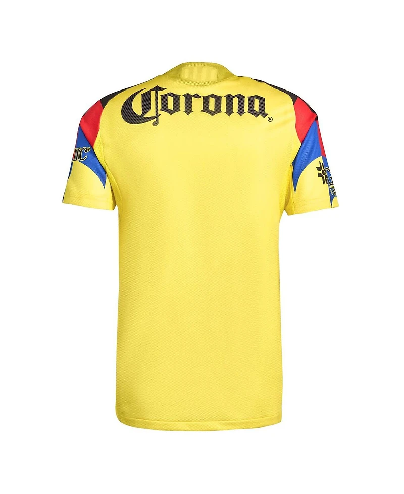 Adidas Men's Yellow Club America 2025/26 Home Authentic Jersey