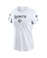 Nike Women's White New Orleans Saints 2024 Salute to Service Legend Performance T-Shirt