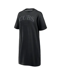 Fanatics Women's Black Chicago Cubs Elements Cotton Dress