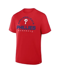Fanatics Men's Red Philadelphia Phillies Clubhouse Legacy Primary Play T-Shirt