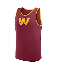 Logo Athletic Men's Burgundy Washington Commanders Unmatched Success Tank Top