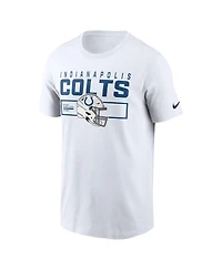 Nike Men's White Indianapolis Colts Primetime Helmet Essential T-Shirt