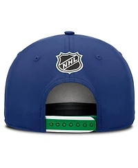 Fanatics Men's Blue Vancouver Canucks 2025 Nhl Draft Authentic Pro On-Stage Podium A-Frame Adjustable Hat