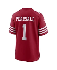 Nike Men's Ricky Pearsall Scarlet San Francisco 49ers Team Game Jersey