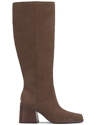 Vince Camuto Womens's Sangeti Block-Heel Wide-Calf Knee-High Boots
