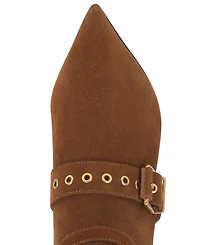 Vince Camuto Women's Tyleen Knee-High Kitten-Heel Moto Dress Boots