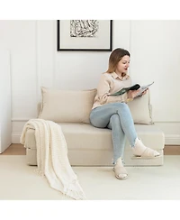 Streamdale Furniture Foldable Sofa Bed Sleeper Chair Twin