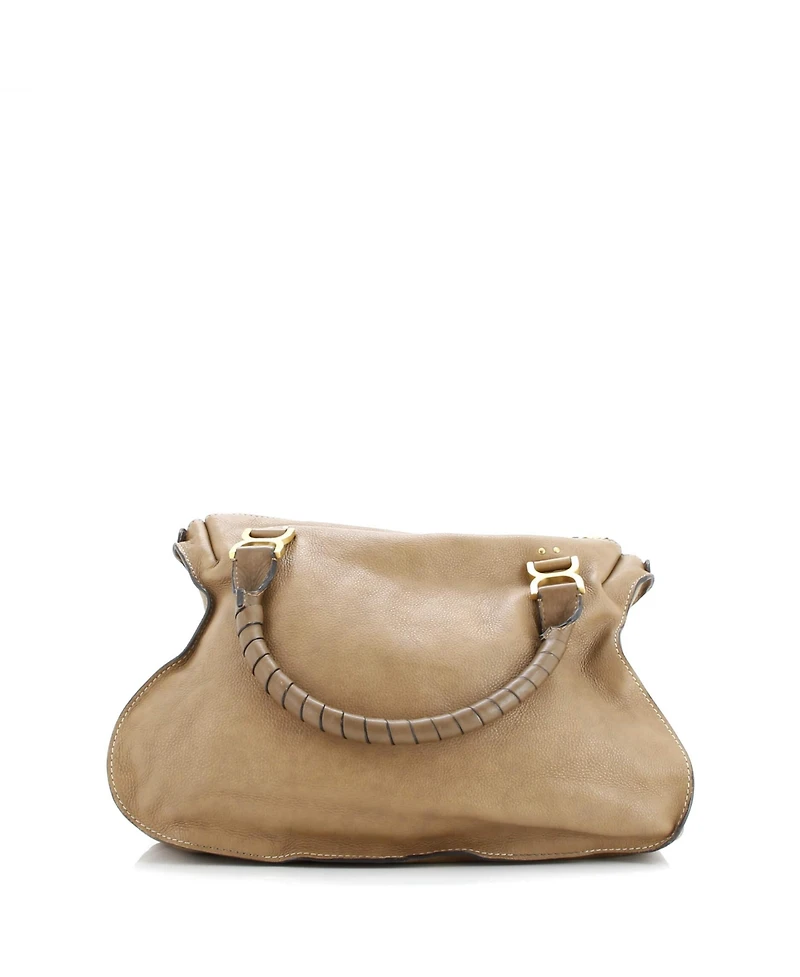 Pre-Owned Chloe Large Marcie Shoulder Bag Leather