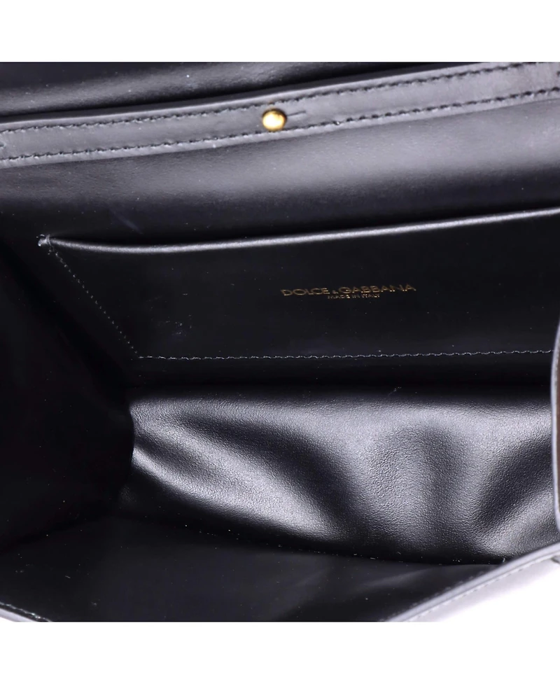 Pre-Owned Dolce & Gabbana Small Devotion Top Handle Bag Leather