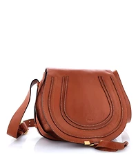Pre-Owned Chloe Medium Marcie Saddle Bag Leather