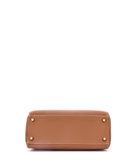 Pre-Owned Hermes Kelly Handbag Brown Togo with Gold Hardware