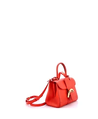 Pre-Owned Delvaux Mini Brillant Top Handle Bag Leather