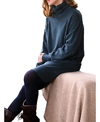 Celtic & Co. Women's Geelong Turtleneck Knee Length Dress