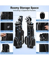 Mecale Men s Profile Complete Golf Club Package Set Includes 10 Pieces