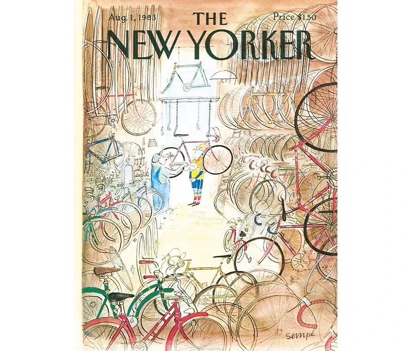 New York Puzzle Company Bicycle Shop 1000 Piece Puzzle