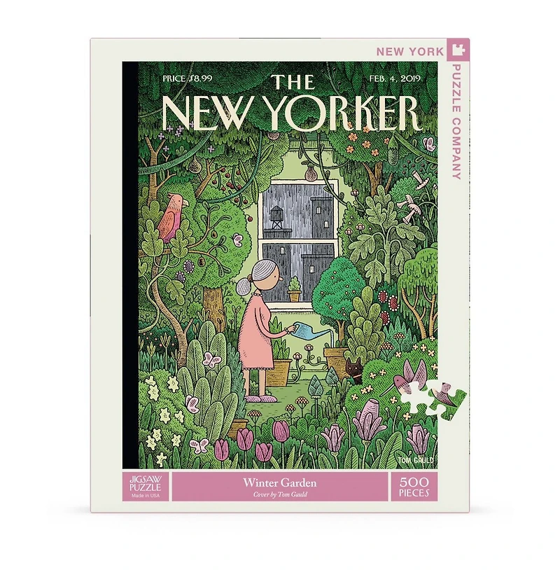 New York Puzzle Company Winter Garden 500 Piece Puzzle
