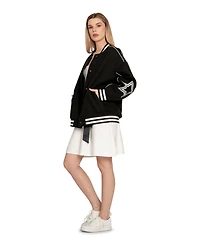 Belle & Bloom Women's Hold Me Close Letterman Bomber