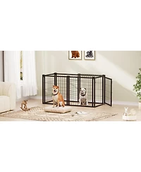 Streamdale Furniture 47" Dog Crate Kennel Playpen - Small/Medium Dogs Black
