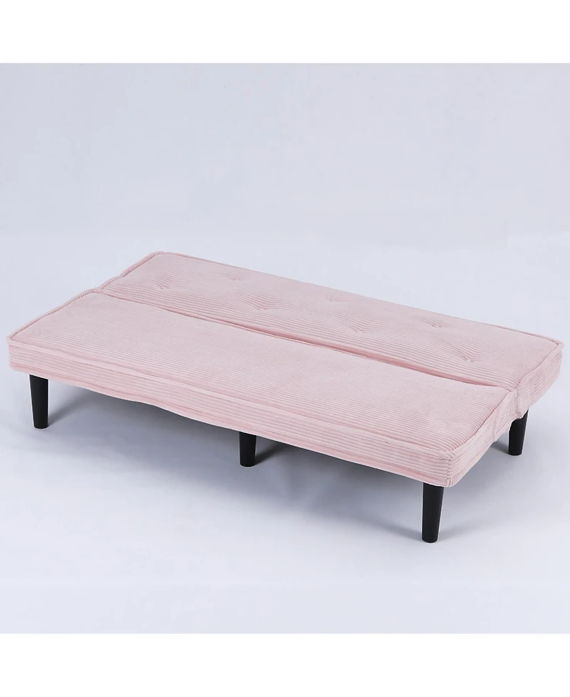 Streamdale Furniture 66" Corduroy Sofa Bed - Flexible Living Room/Apartment/Bedroom