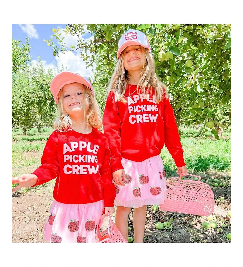 Sweet Wink Girls Apple Picking Crew Hat