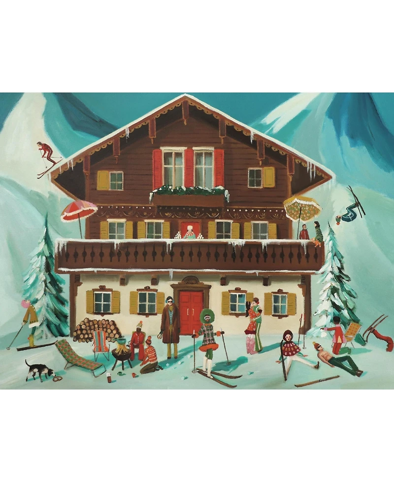 New York Puzzle Company Mountain Moguls 1000 Piece Puzzle