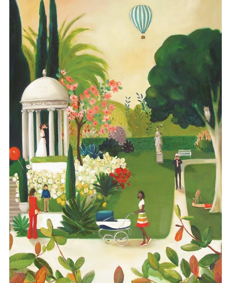 New York Puzzle Company Fainting in the Botanical Garden 1000 Piece Puzzle
