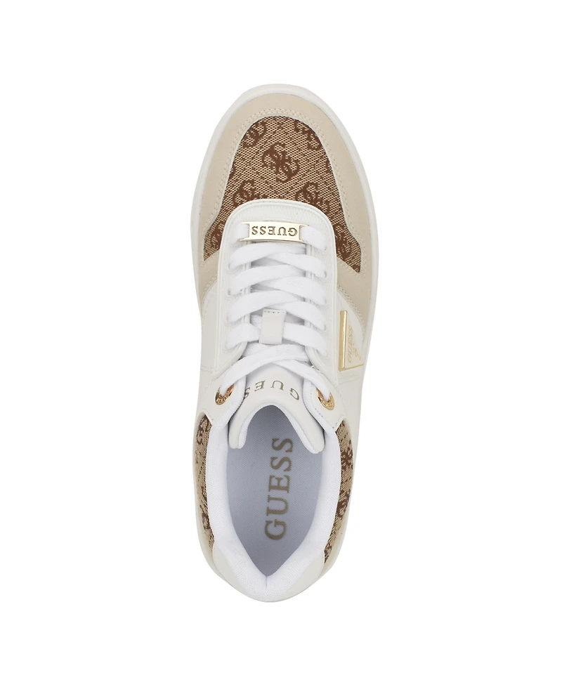 Guess Women's Rozinn Lace-Up Wedge Sneakers