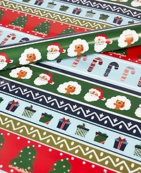 Black Paper Party Fair Isle Gift Wrap