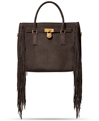 Michael Kors Hamilton Moderne Large Suede Satchel