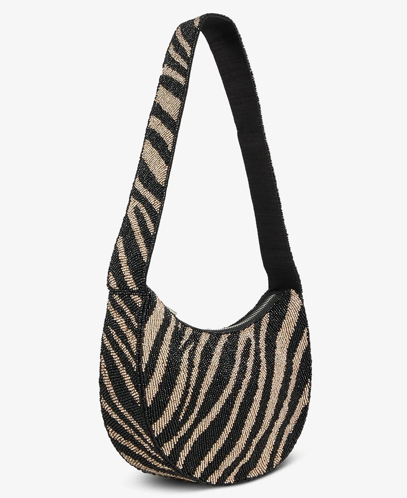 On 34th Beaded Half Moon Shoulder Bag, Macy's Exclusive
