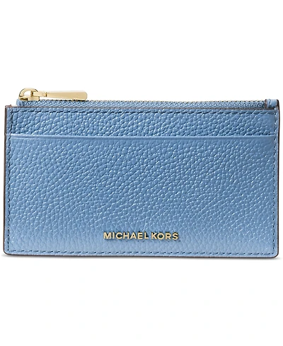 Michael Kors Jet Set Leather Zip Key Card Case
