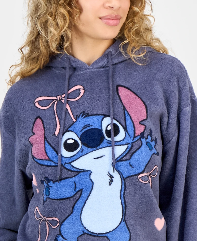 Disney Juniors' Stitch Plush Hoodie