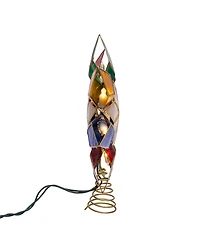 Kurt Adler 10-Light Capiz Star Treetop