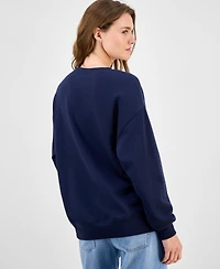 Rebellious One Juniors' London-Graphic Sweatshirt