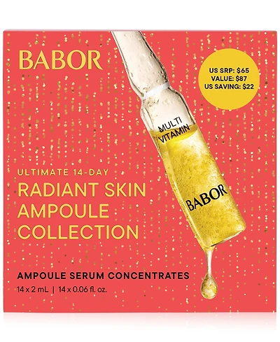 Babor 14-Pc. Ultimate Radiant Skin Ampoule Set