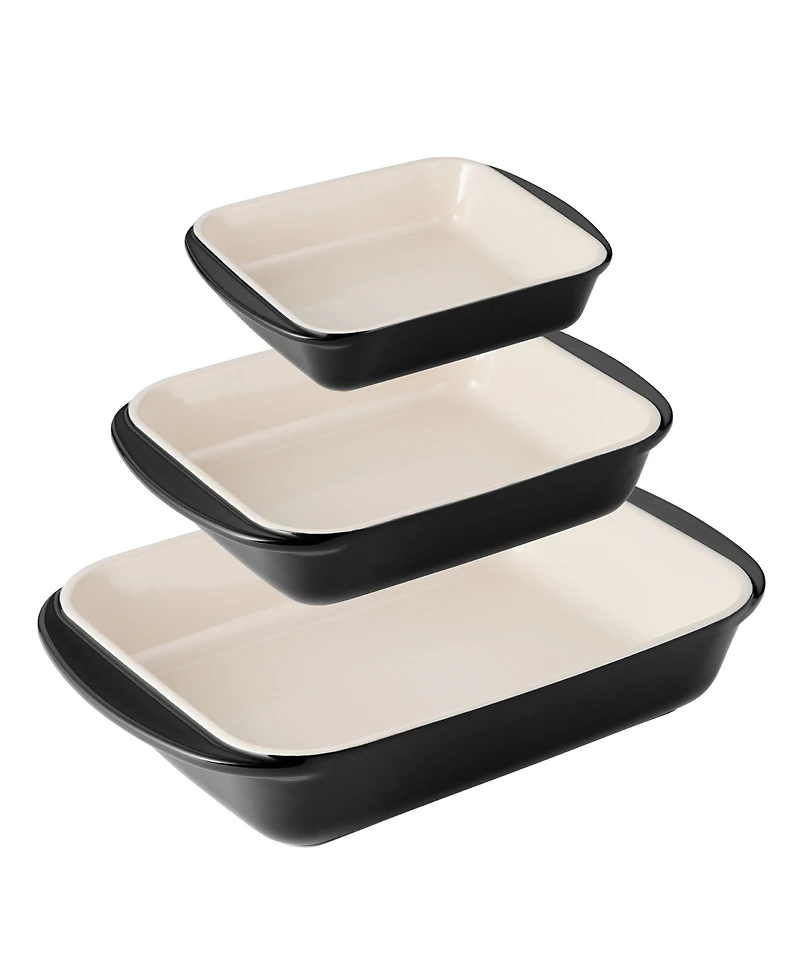 Tramontina Mae Porcelain Enameled 3-Pc. Bakeware Set