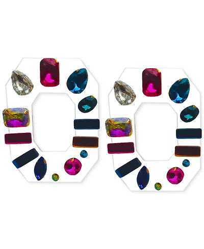 Swanky Designs Demi Carnival Multi-Stone Earrings