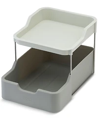 Joseph Joseph Duo 2-Tier Cupboard Organizer with Drawer