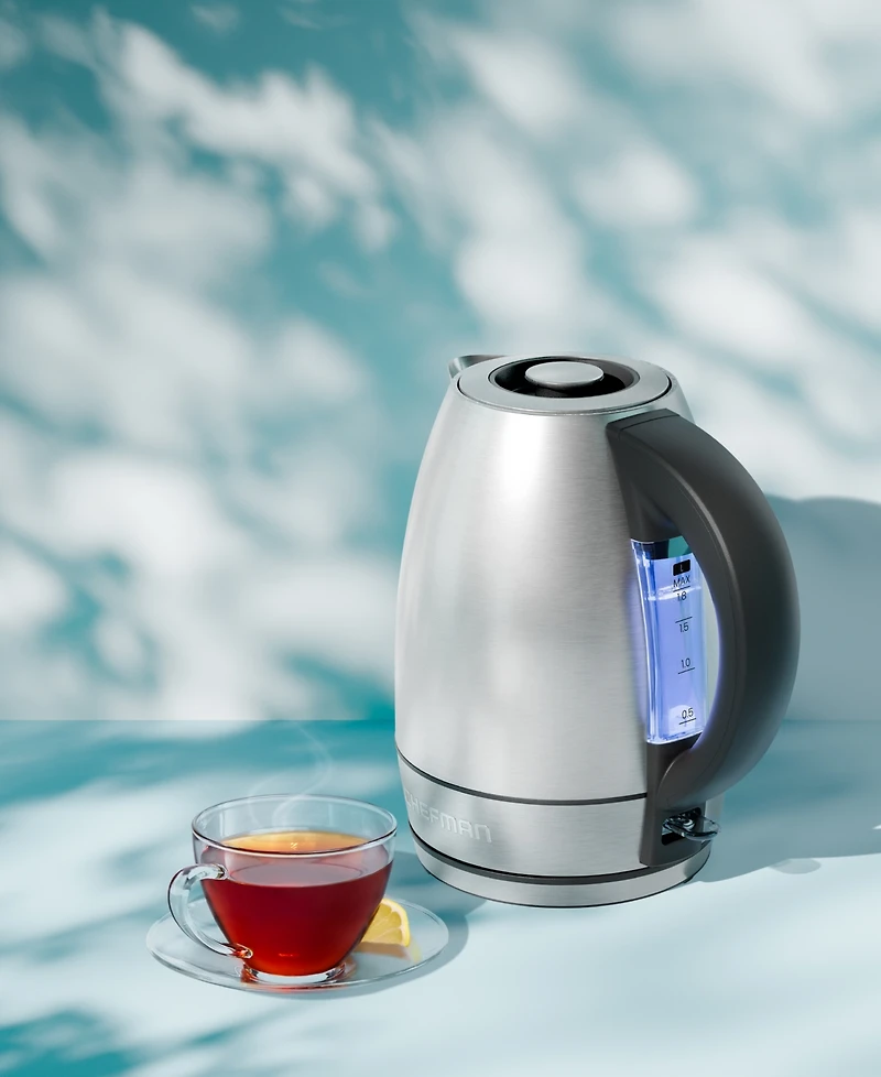 Chefman 1.8L Fast-Boil Stainless Steel Kettle