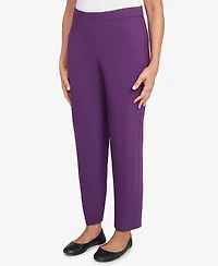 Alfred Dunner Petite Fitted Stretch Short Pants