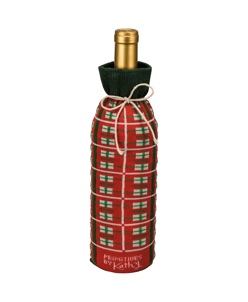 Primitives by Kathy Does Alcohol Count as Holiday Spirit Bottle Sock