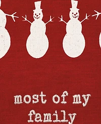 Primitives by Kathy Most of My Family Are Flakes Kitchen Towel
