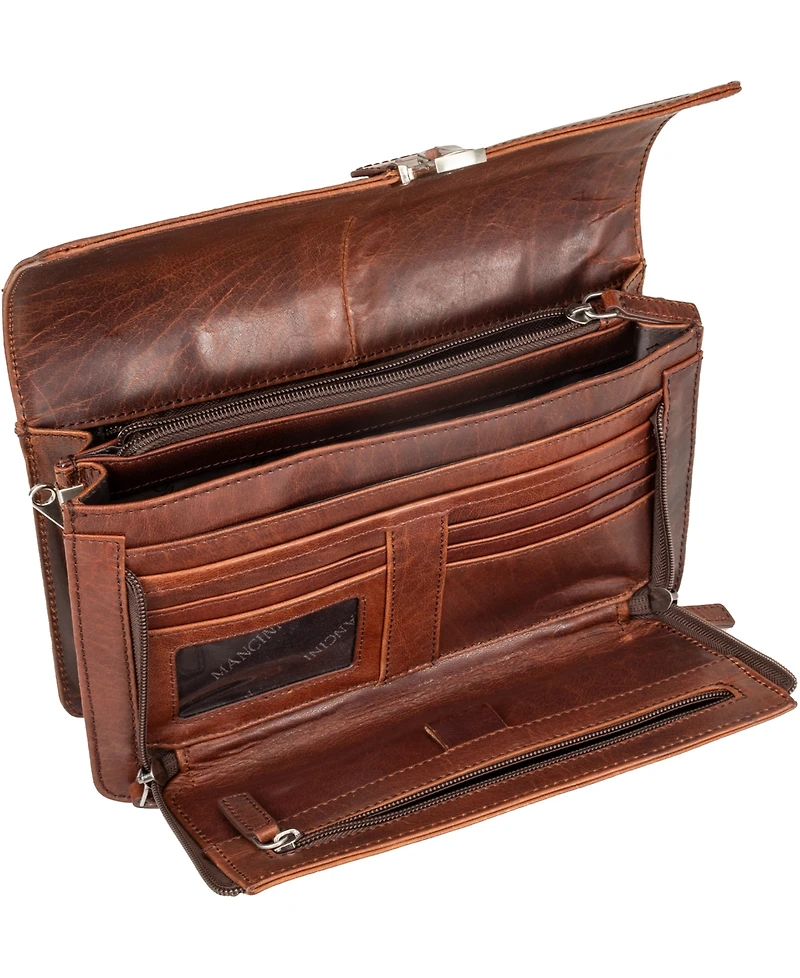 Mancini Men's Buffalo Front Organizer Bag
