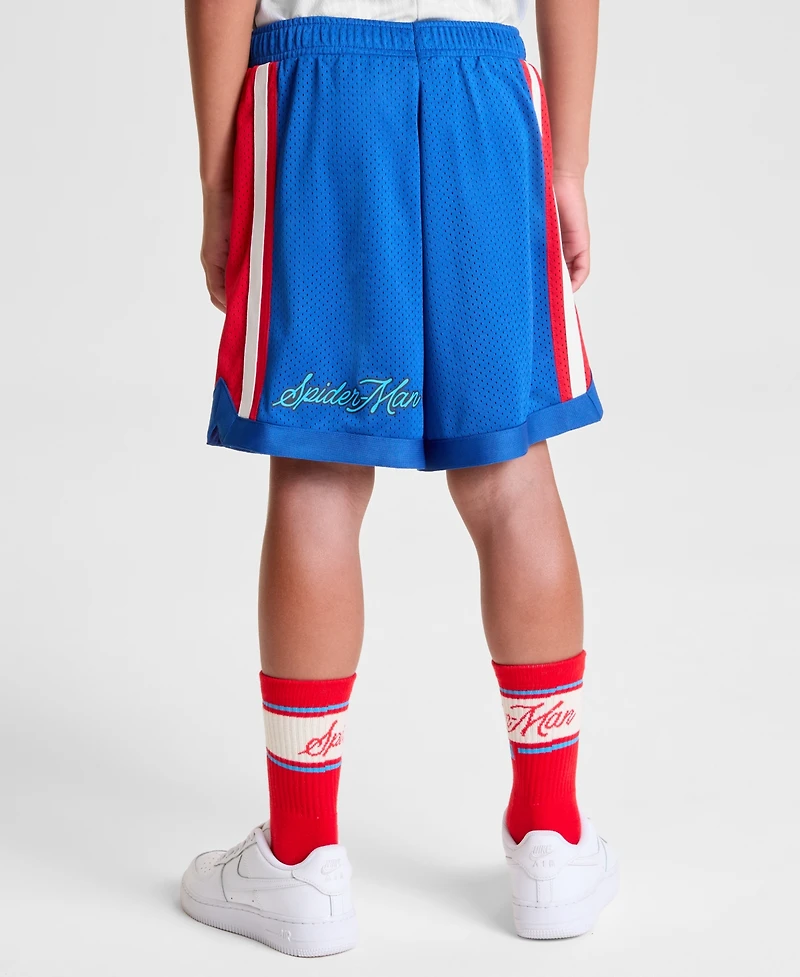 Macy's Marvel X Nba Kids Spider-Man Baller Mesh Shorts, Exclusive
