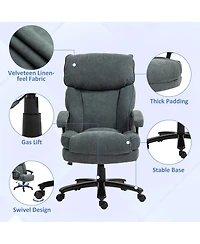 Homcom Big and Tall Office Chair, Up to 450 lbs. Executive Chair for Home