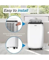 Black+Decker Portable Air Conditioner, 6,000 Btu Sacc/Cec (10,000 Btu Ashrae 128) for Rooms Up To 450 Sq. Ft.